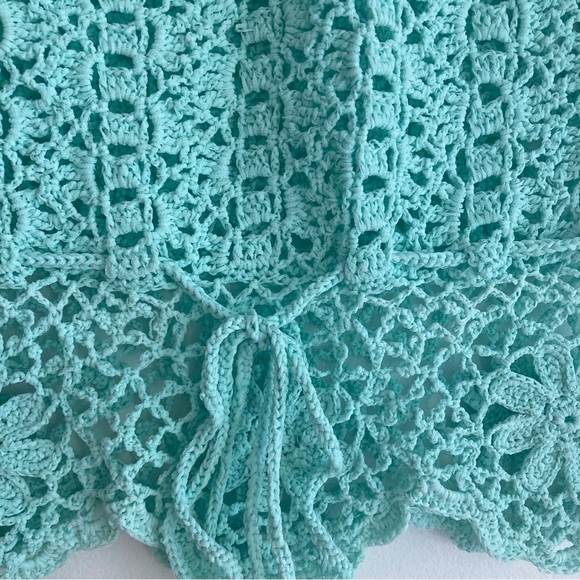 2for$38 Guess women Teal Knot Top size m - Picture 5 of 6